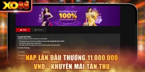 Nạp Lần Đầu Thưởng 11.000.000